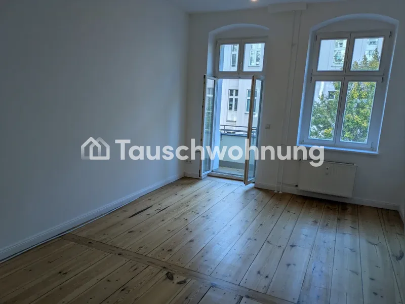 Tauschwohnung: Biete: 3ZKB mit Balkon im Gleimkiez, suche 1,5 - 2 ZKB — photo 1